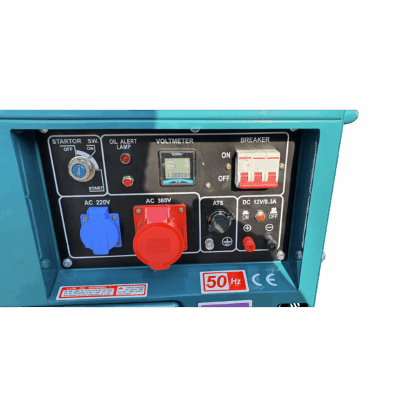 Groupe électrogène Diesel insonorisé 10 kW triphasé 220 - 380V – Image 2