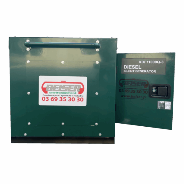 Groupe électrogène diesel insonorisé 8 kW triphasé – Image 3
