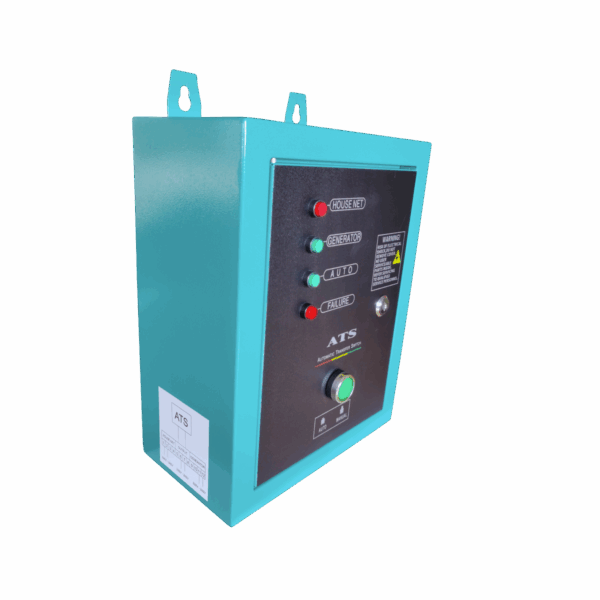 Boîtier ATS pour groupe électrogène diesel insonorisé 7 kW triphasé – Image 3
