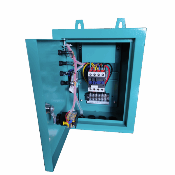 Boîtier ATS pour groupe électrogène diesel insonorisé 7 kW triphasé – Image 2