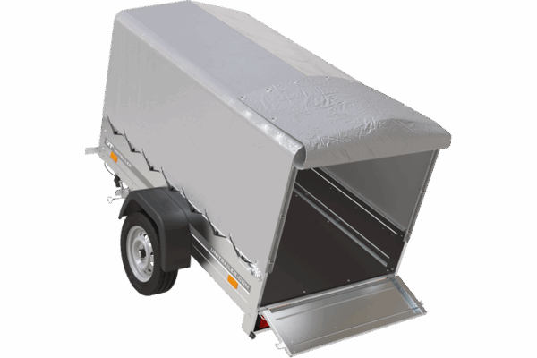 Remorque 750 kg 200 x 125 avec bâche dôme et arceau Garden Trailer 201 KIPP – Image 6