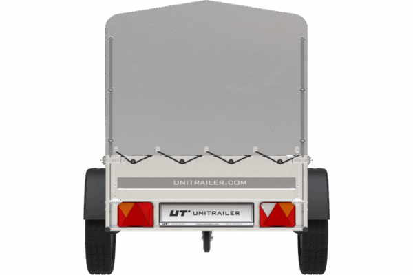 Remorque 750 kg 200 x 125 avec bâche dôme et arceau Garden Trailer 201 KIPP – Image 5
