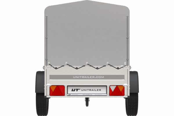 Remorque 750 kg 200 x 125 avec bâche dôme et arceau Garden Trailer 201 KIPP – Image 4