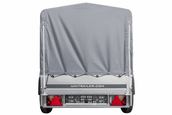 Remorque automobile Garden Trailer 200 KIPP 200 x 106 cm avec bâche haute, arceau et roue jockey PTAC 500 kg – Image 3