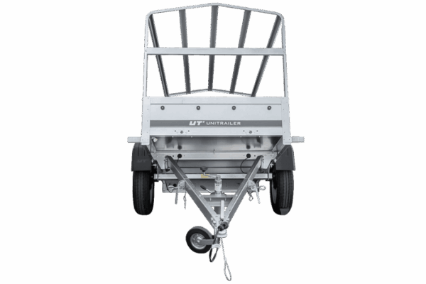 Remorque automobile Garden Trailer 200 KIPP 200 x 106 cm avec bâche haute, arceau et roue jockey PTAC 500 kg – Image 6