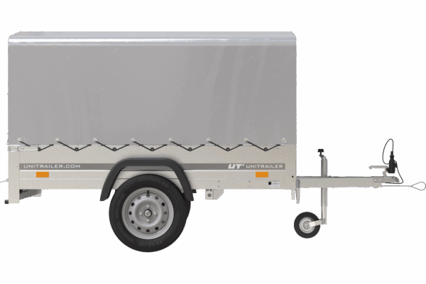 Remorque 750 kg basculante avec bâche dôme Garden Trailer 201 KIPP – Image 6