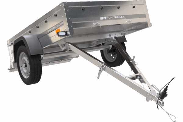 Remorque 750 kg basculante avec bâche dôme Garden Trailer 201 KIPP – Image 9
