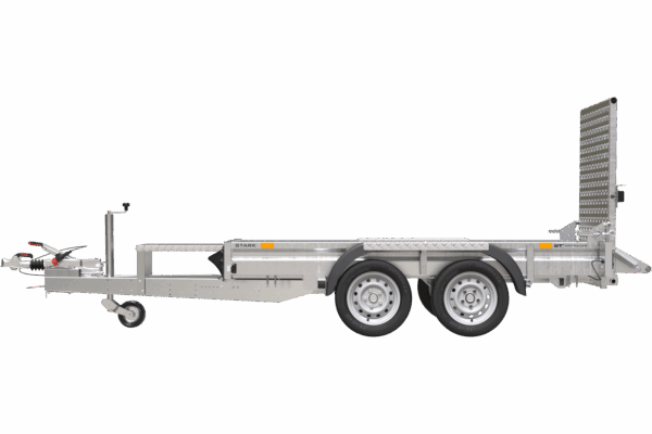 Remorque de chantier pour le transport d’une mini pelle – UNITRAILER STARK 3 260 – Image 2