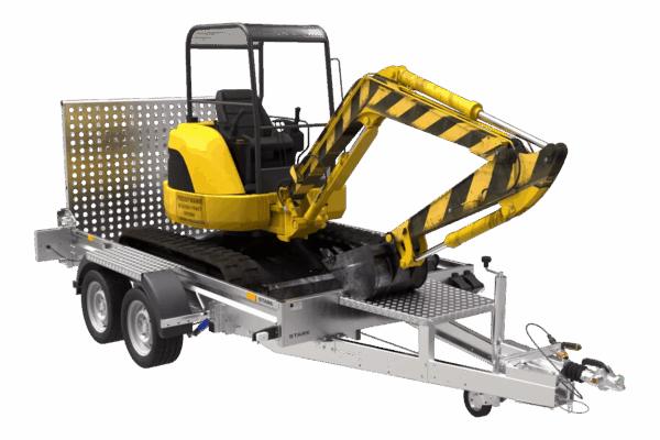 Remorque lourde double essieux 3500 KG STARK 3 300 – Image 8