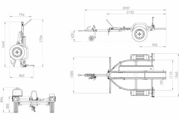 Remorque moto Unitrailer Rider 1 – Image 2