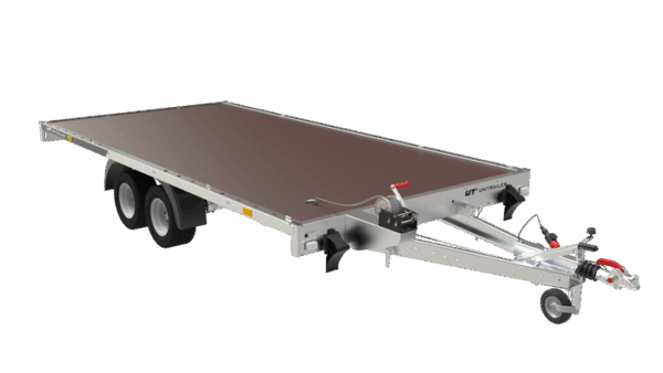 Remorque plate basculante 400×200 UNIPLAT 4020S P 2700 kg – Image 3